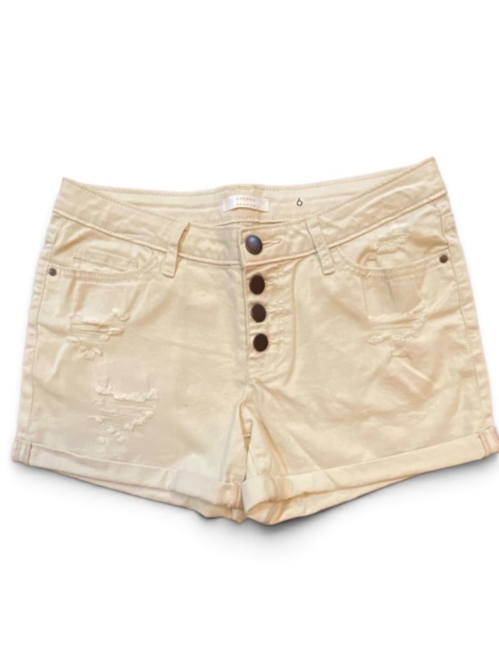 Lauren Conrad’s Light Beige Woman’s 5 Pocket Shorts. Sz 6 NWT